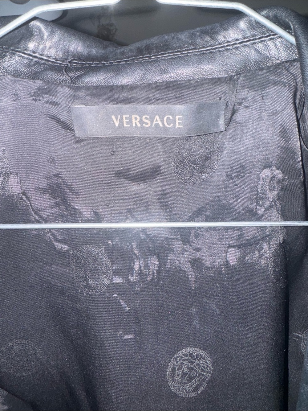 Vintage Versace Leather Jacket
